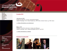 Tablet Screenshot of musikstiftung-meggen.ch